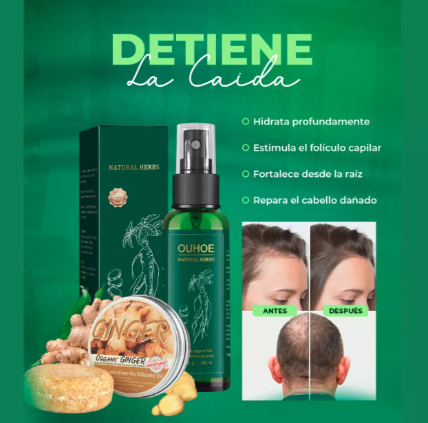 Spray para el crecimiento del cabello