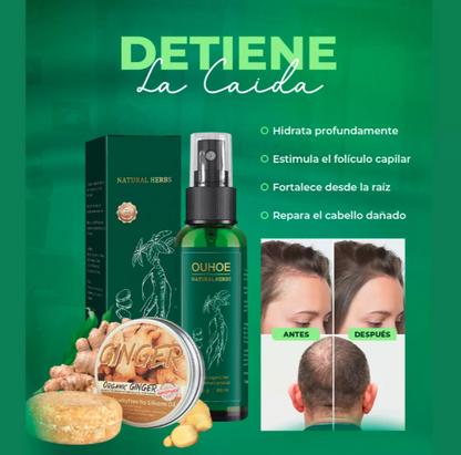 Spray para el crecimiento del cabello